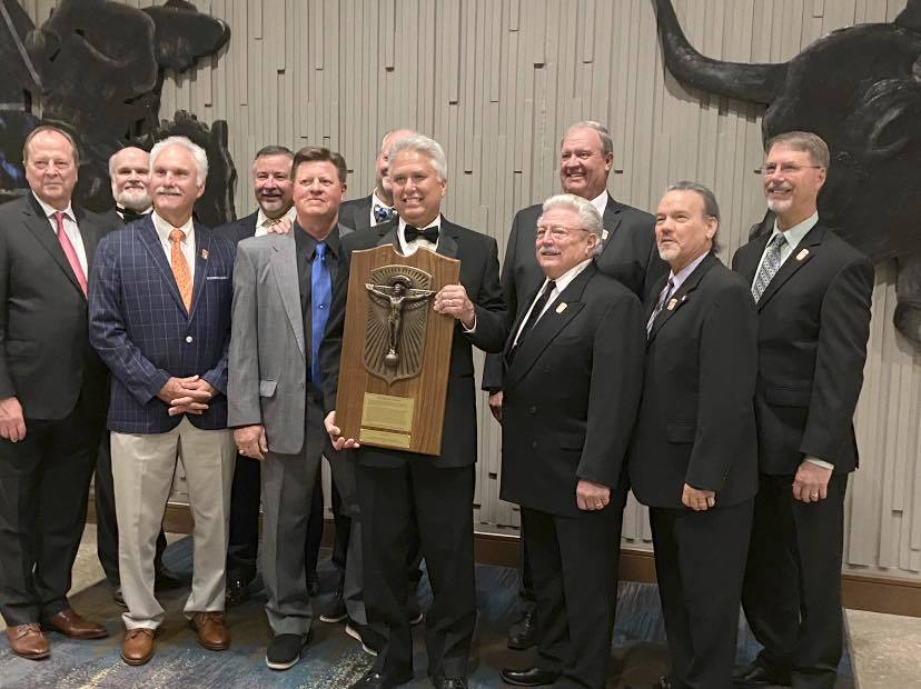 Dr. Benton awarded the highest award from the Texas Chiropractic